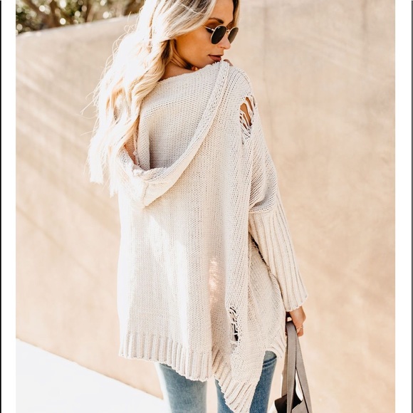 LYNDA Distressed Hoodie - Picture 7 of 8